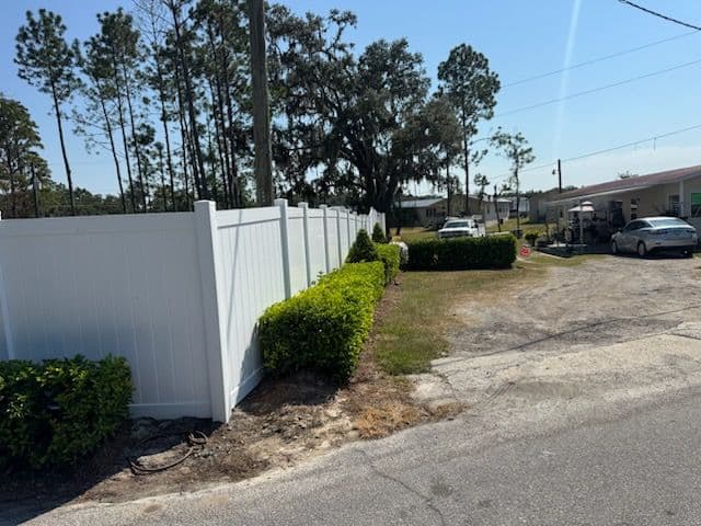 Gallery photos for Upgrade Your Property with Our Stylish White Vinyl Fences: Image #1