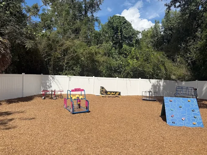 Backyard privacy fence by Poole Fencing